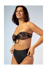 Selfish Swimwear Bas de bikini taille haute Analie PE22 Selfish Swimwear Noir