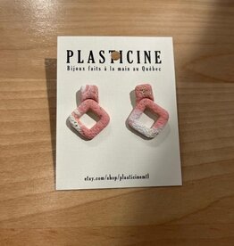 Plasticine BO. Olivia Plasticine Rose & Blanc