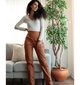 Meemoza Pantalon Droit extensible AH2324 Meemoza Pain d'épices