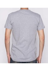 Naked and Famous Pocket Tee Grey AH2324 Naked and famous  Tweedy cotton Red