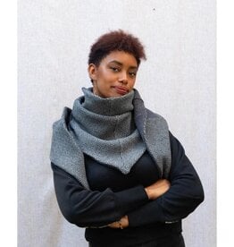 Kazak Foulard Jane Kazak Chevron gris