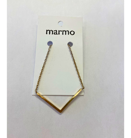 Marmo Bracelet V Marmo Silver + Gold Platine