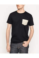 Naked and Famous Pocket Tee Black PE24 Naked and famous Bell flowers