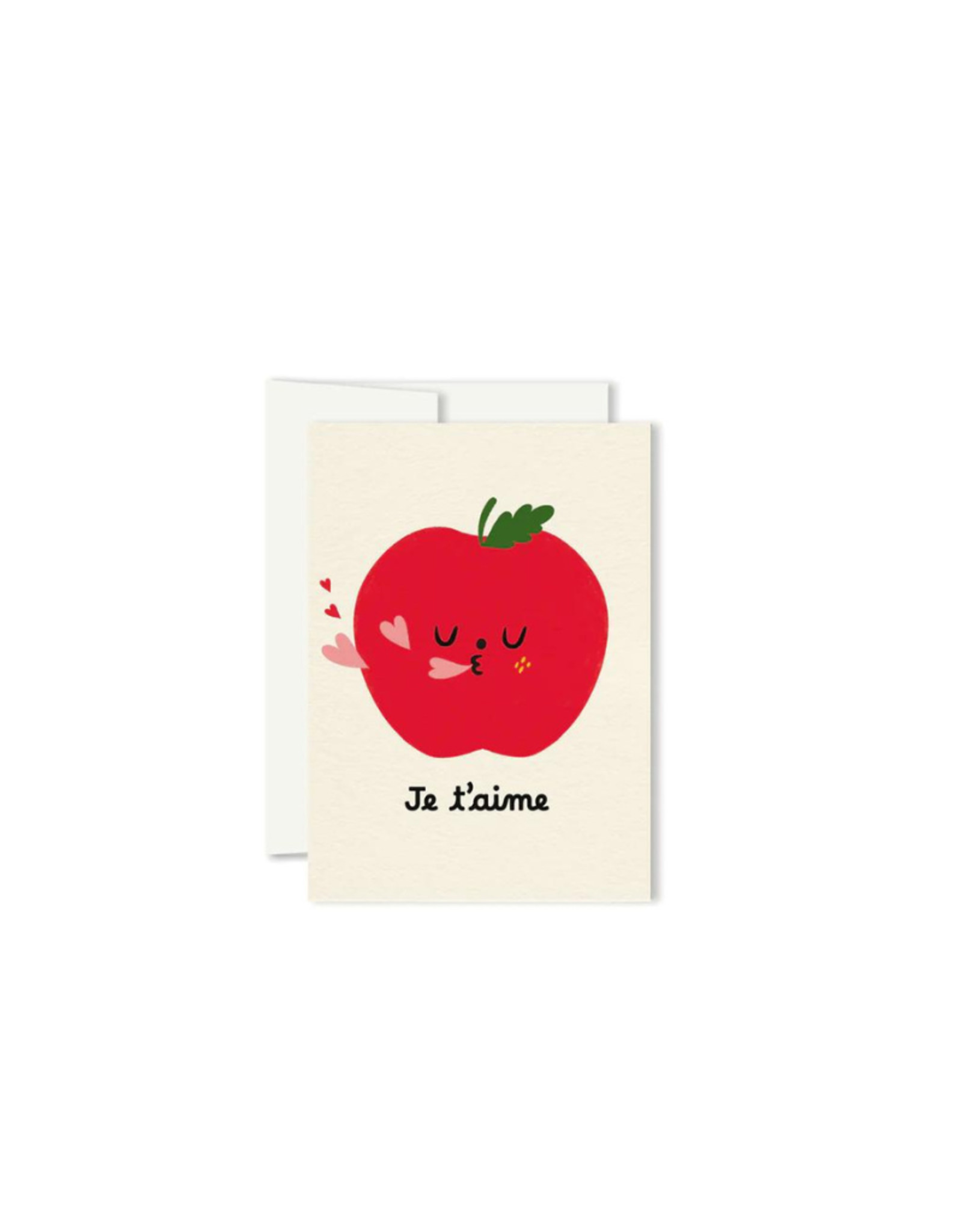 Paperole Carte de souhait Paperole Pomme d'amour Mini