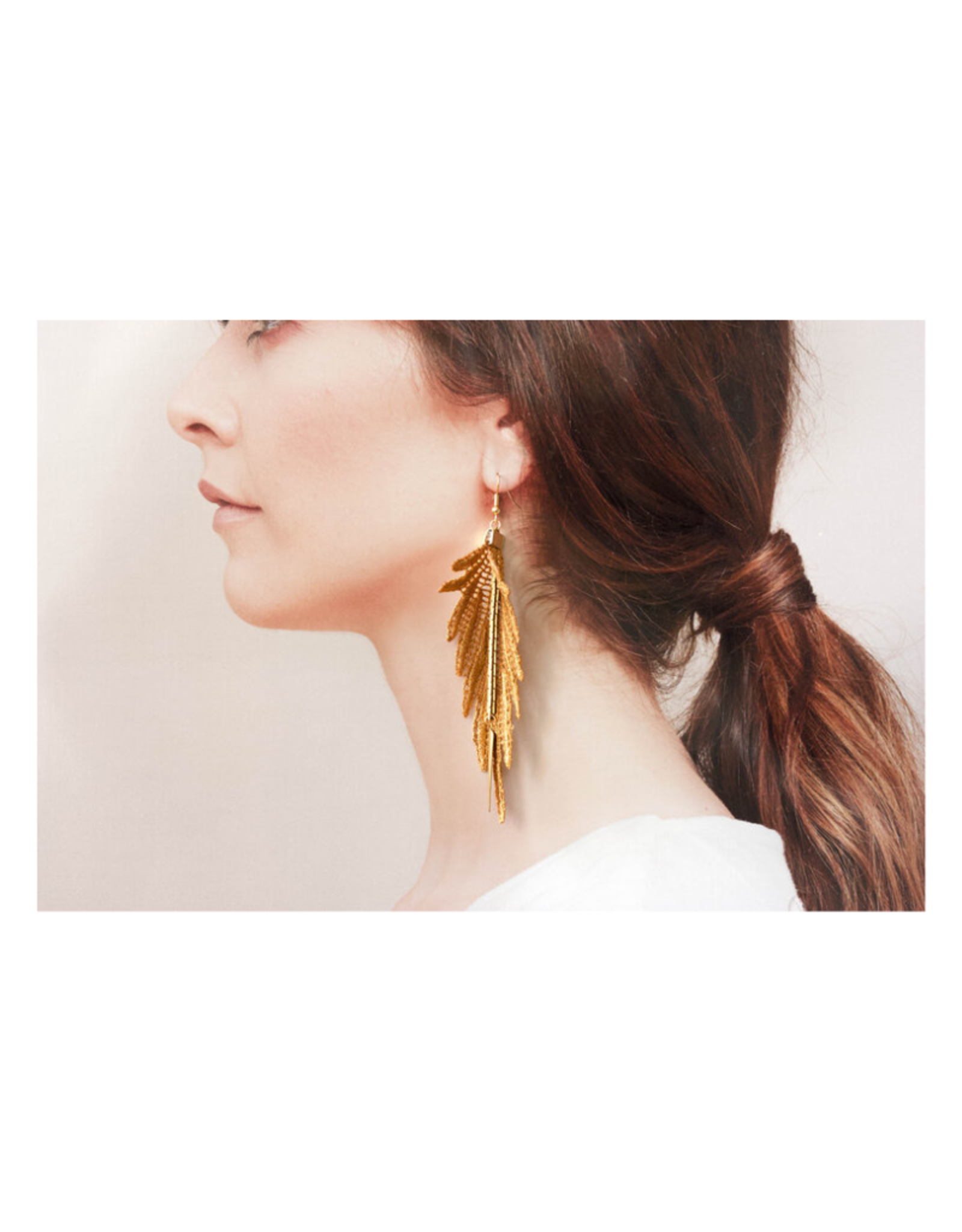 This Ilk Boucles d'oreilles Parrot This Ilk Yellow