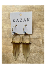 Kazak Boucles d'oreilles Ara Kazak Cyanite