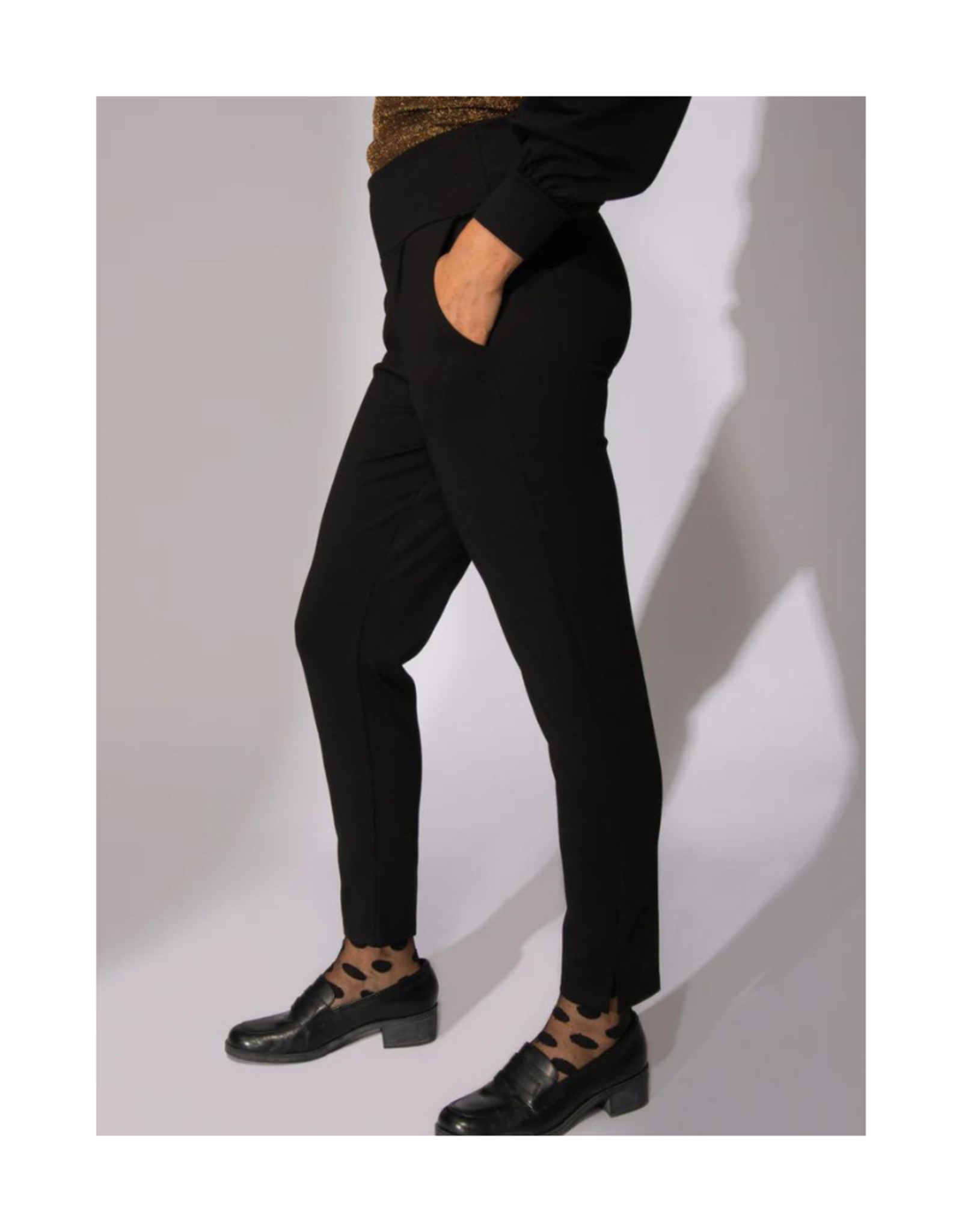 Eve Lavoie Pantalon I Follow You AH2425 Eve Lavoie Ponte di Roma noir