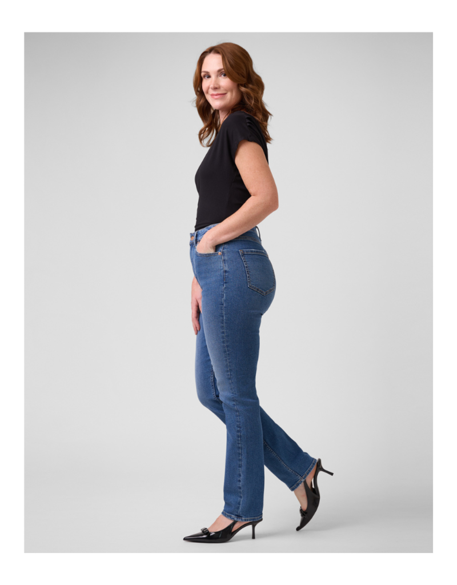 Yoga Jeans High Rise Slim Emily 2735 Yoga Jeans Denim Blue