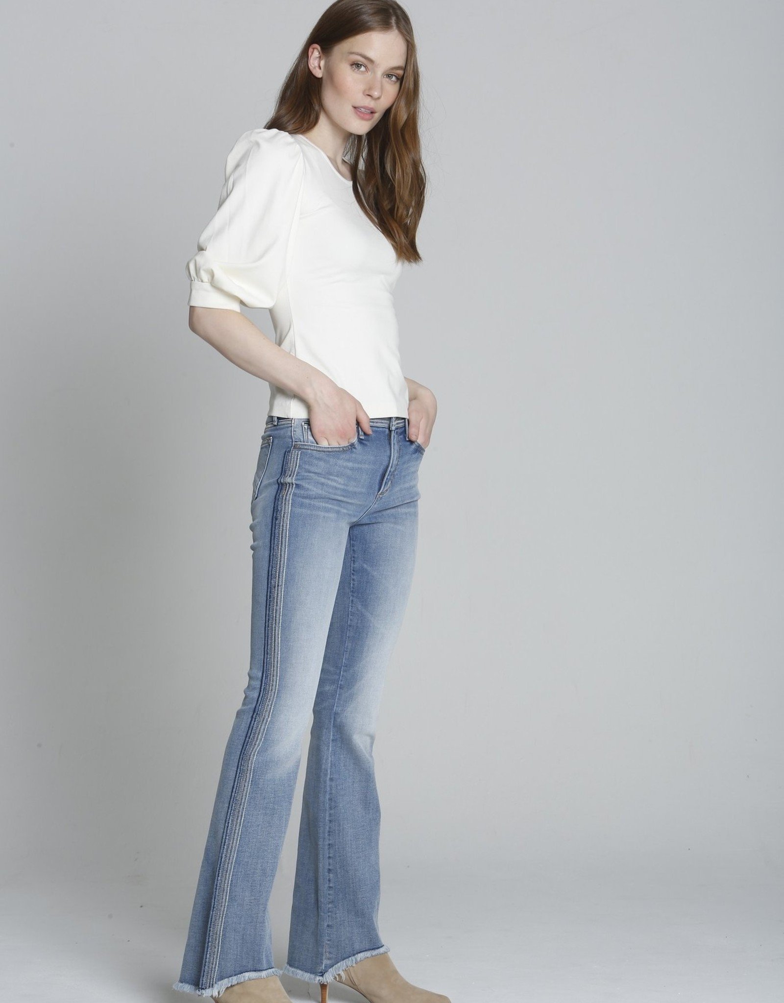 driftwood flare jeans