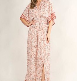 love stitch kimono maxi dress