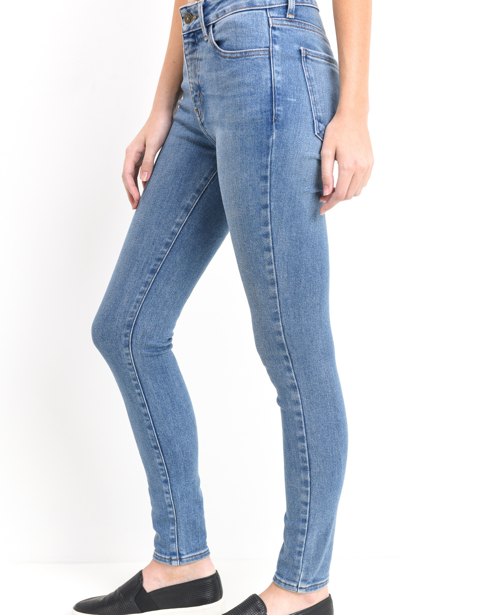 Just Black Ankle Skinny Jeans - Lovebird Boutique