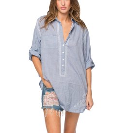 Subtle Luxury Boyfriend Shirt Chambray