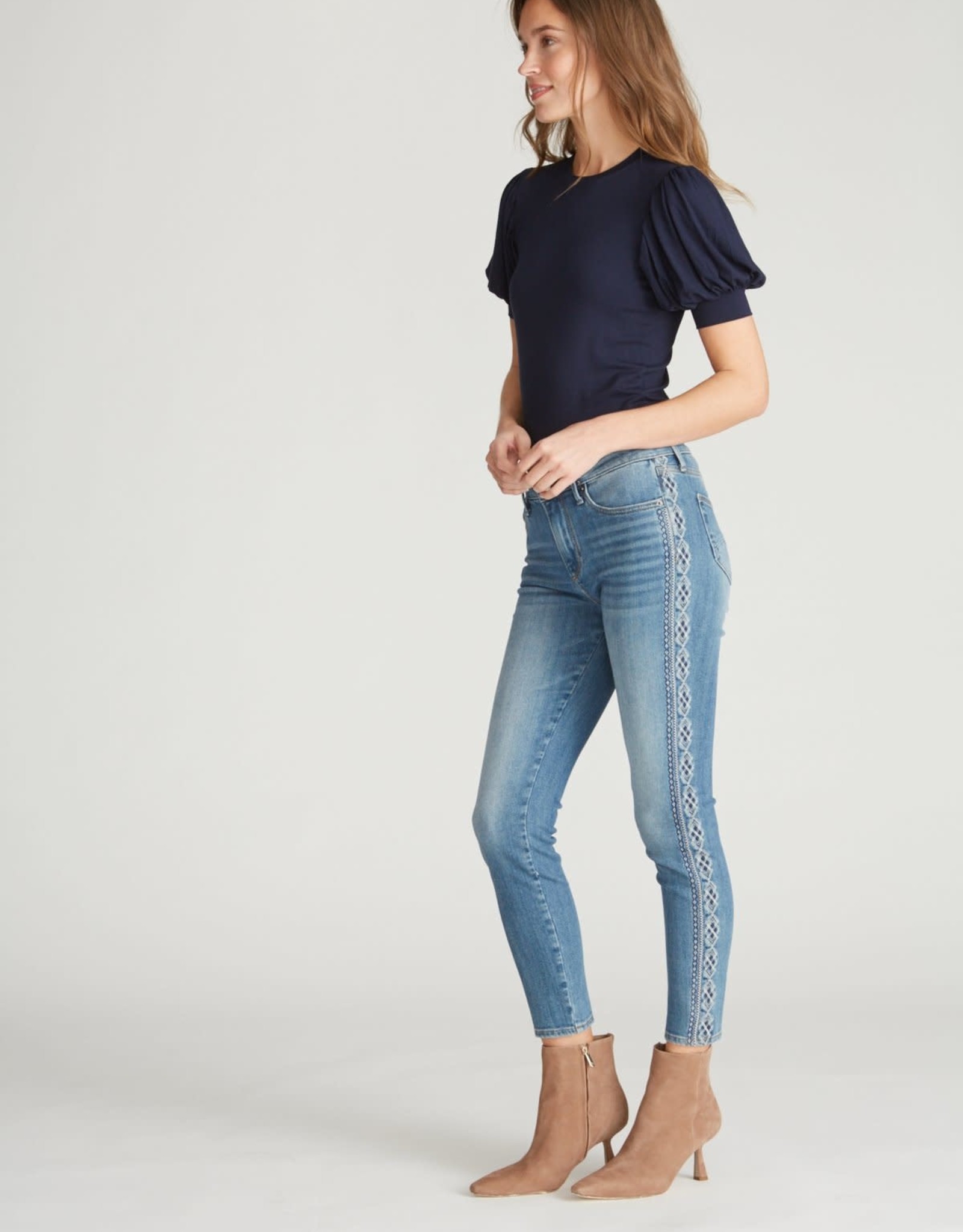 Driftwood Jackie Jeans Diamond Stripe - Lovebird Boutique