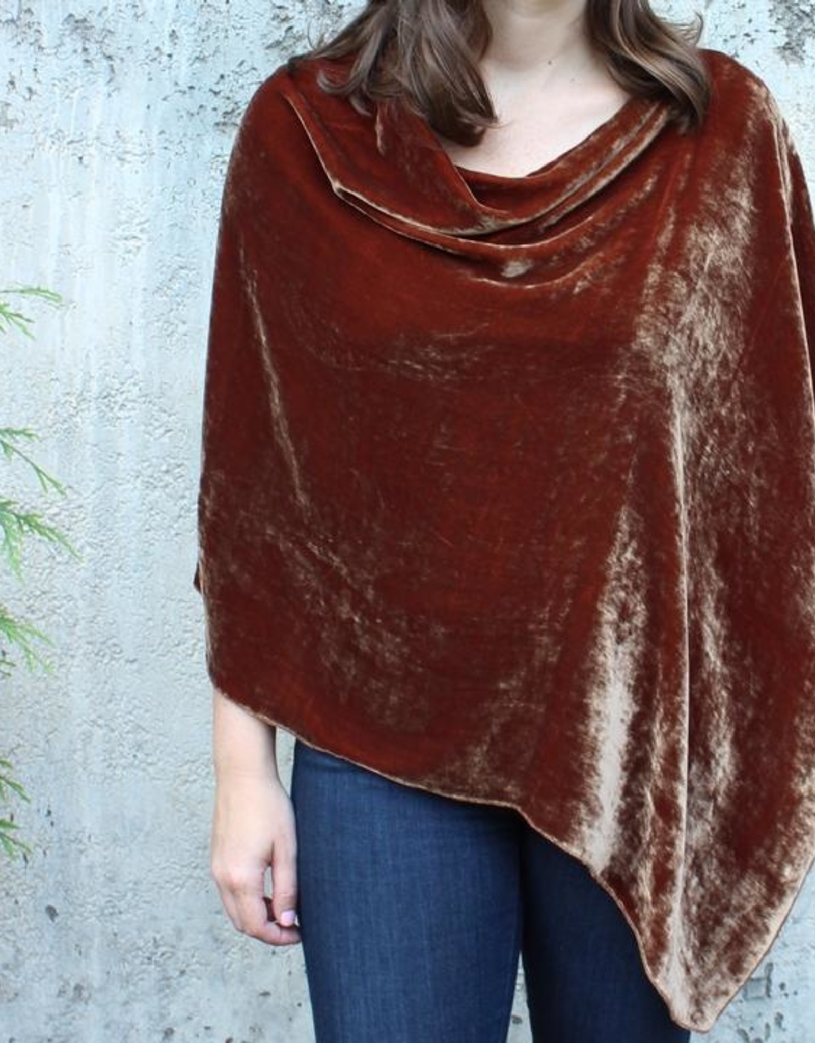 Velvet Poncho