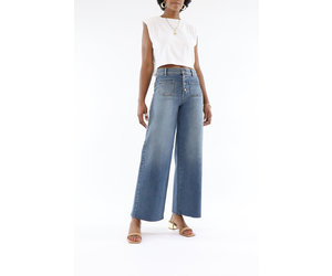 Level 99 Hudson Button Fly Wide Leg 