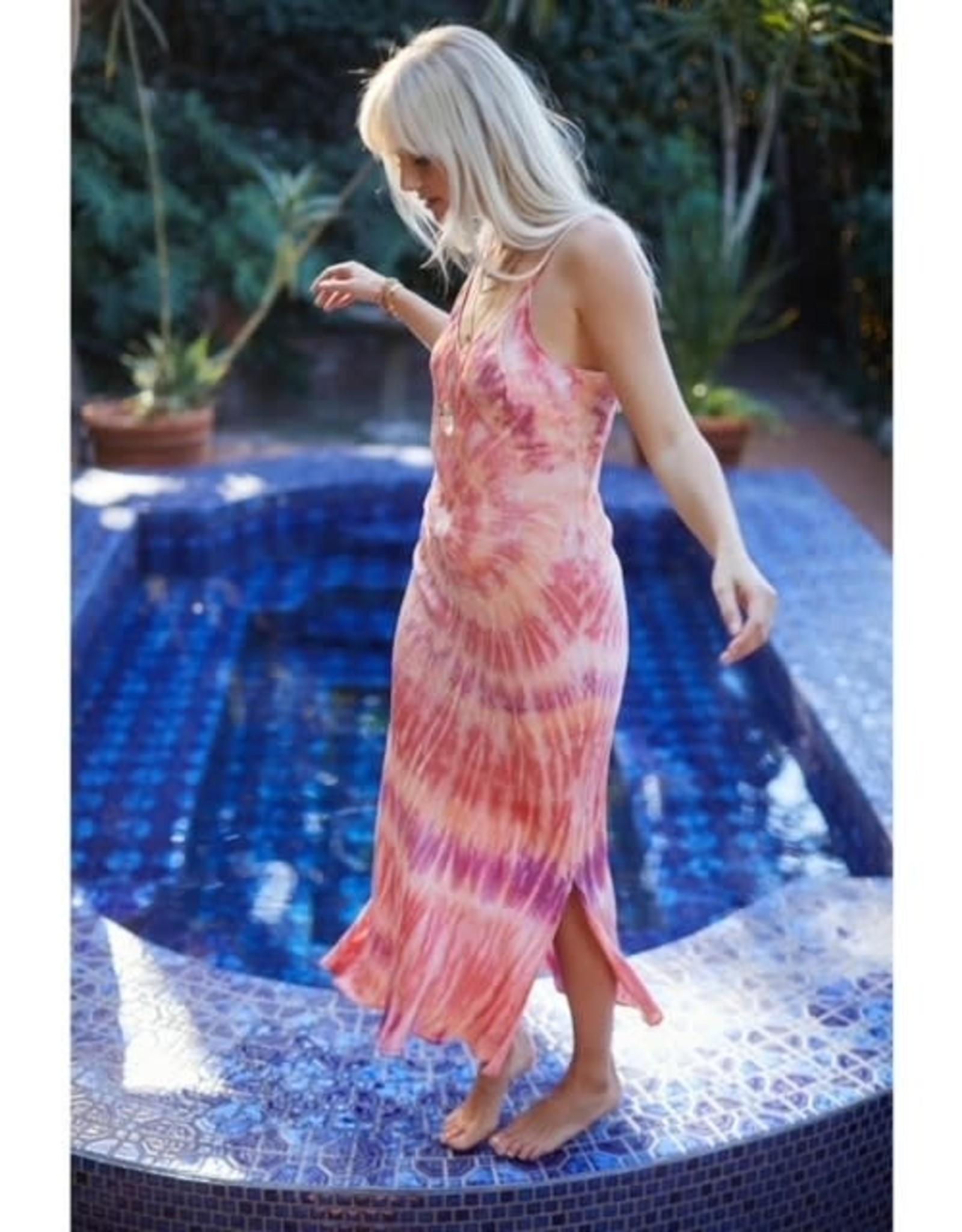 Sky Tie Dye Maxi Dress