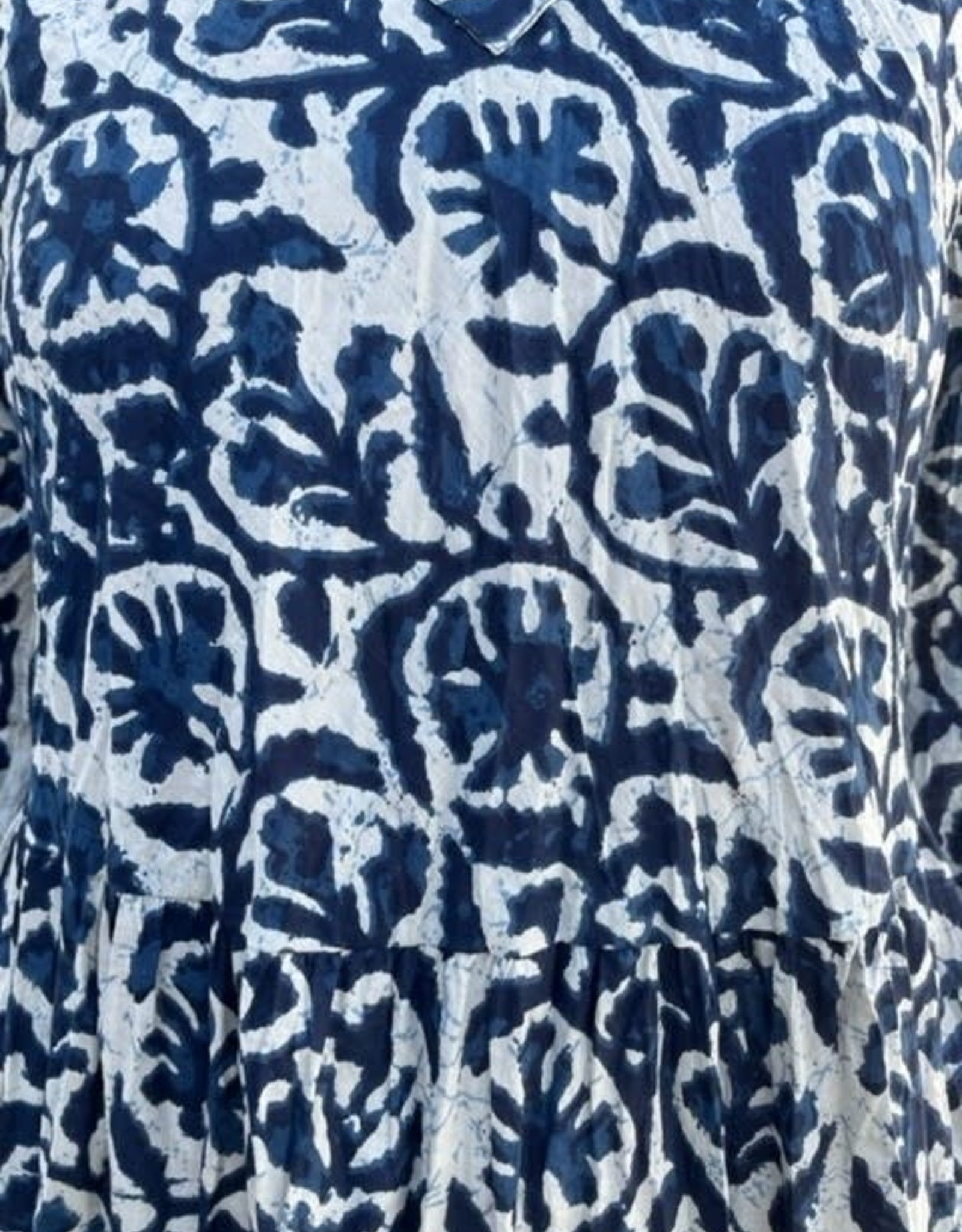 Dress Addict Jok Cotton Dress Blue Batik