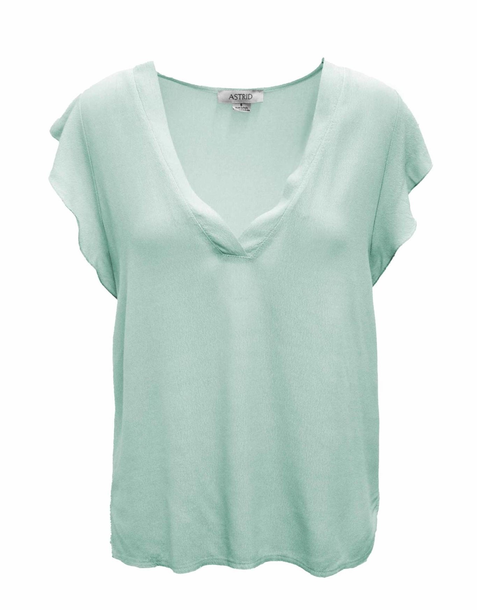 Astrid V-Neck Top Mint