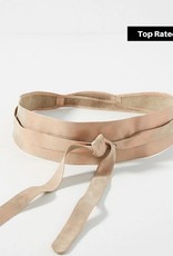 Ada Leather Wrap Belt - Metallic