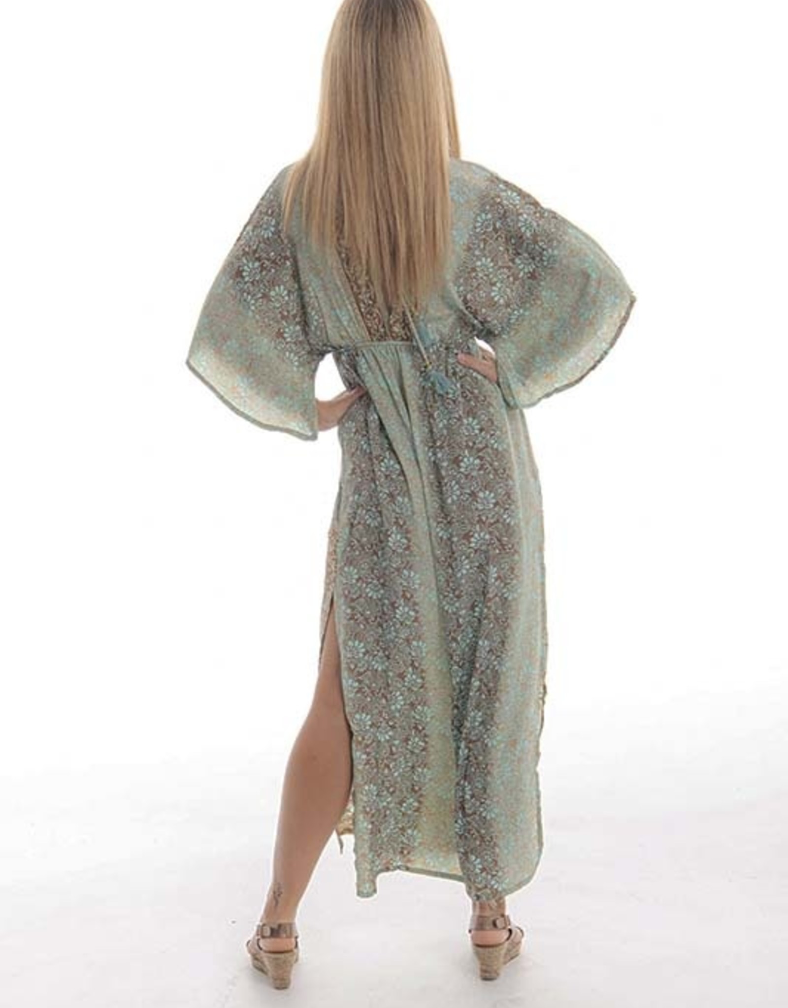 Cienna Venus Silk Kimono Dress