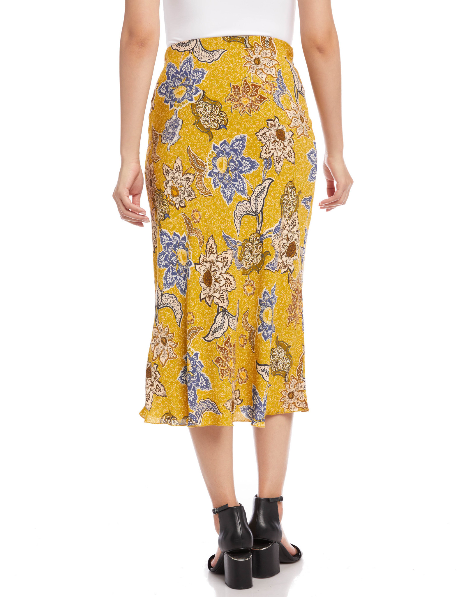 Karen Kane Bias Cut Midi Skirt