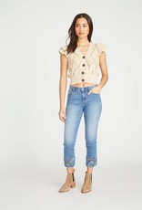 Driftwood Colette Crop Jeans Paisley Blue