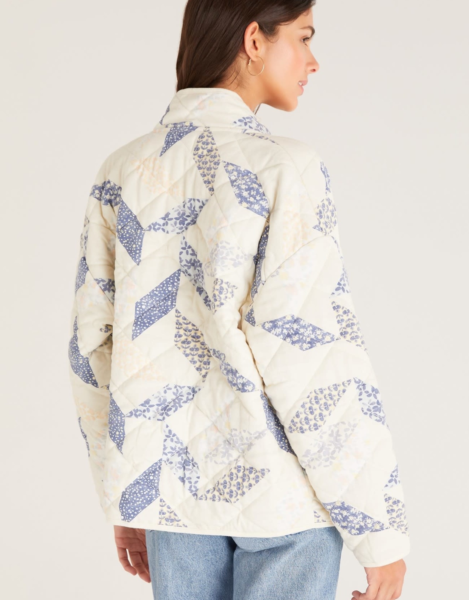 Z Supply Maya Patchwork Quilted Jacket