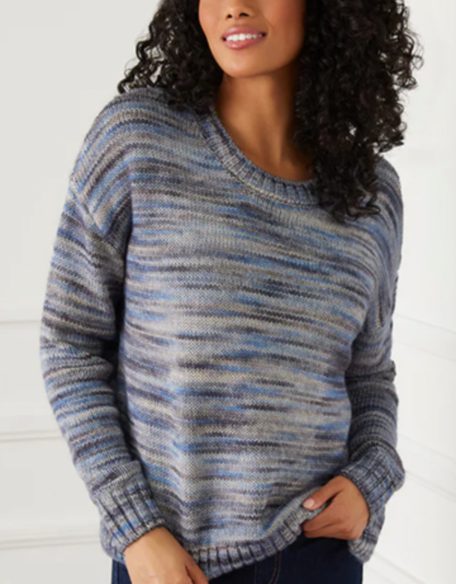 Karen Kane Marled Crewneck Sweater