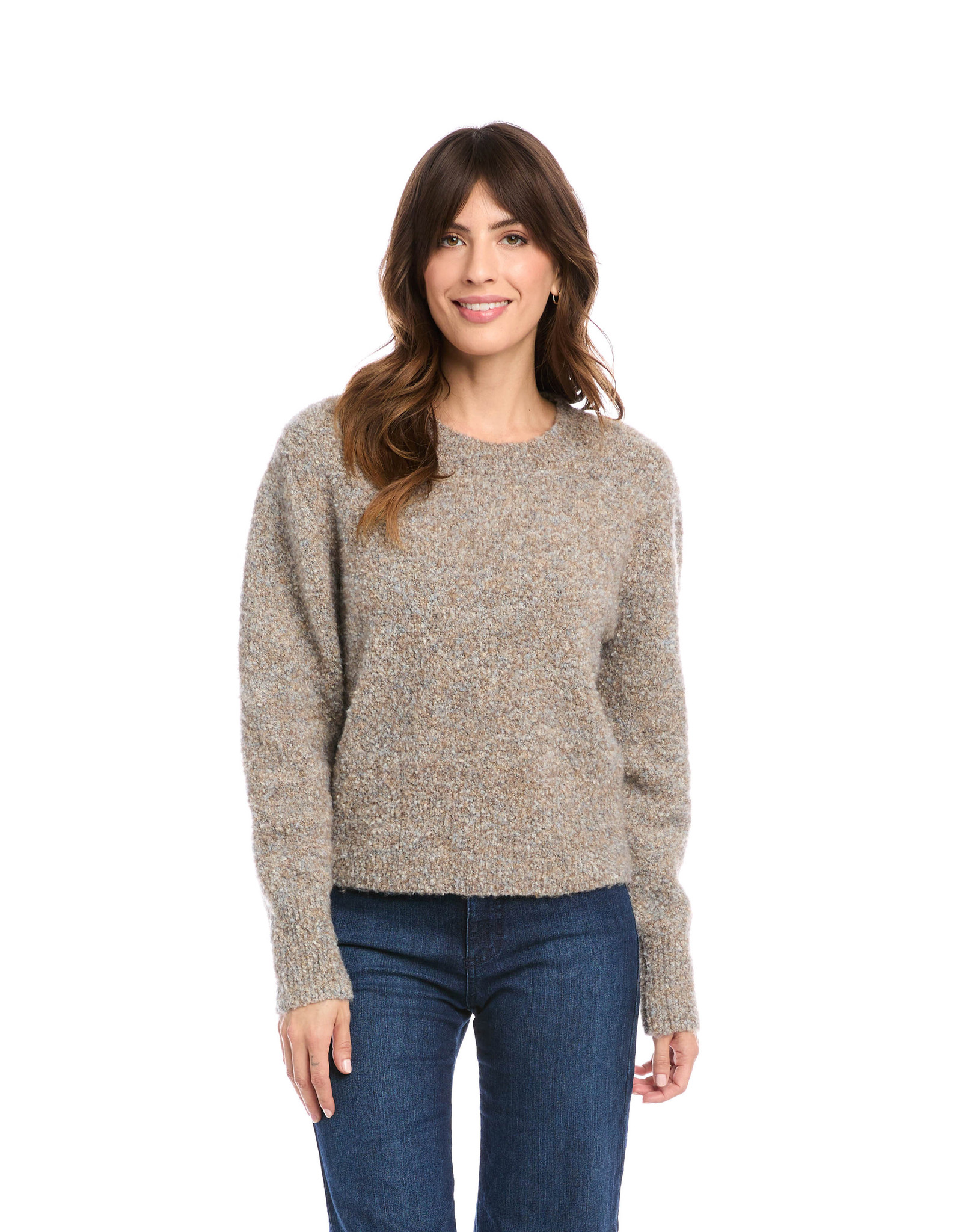 Karen Kane Boucle Crewneck Sweater