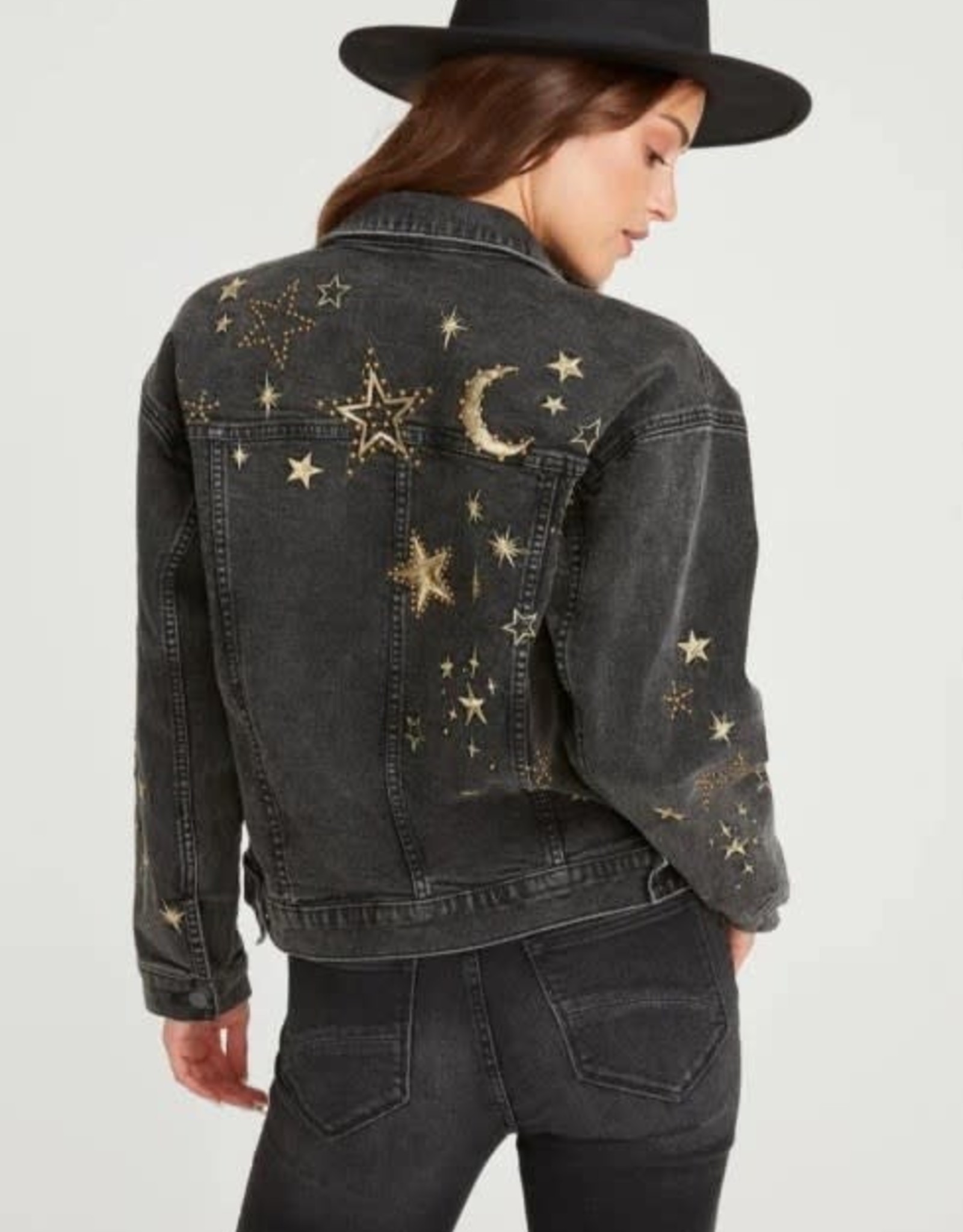 Driftwood Denim Jacket Celestial Studded