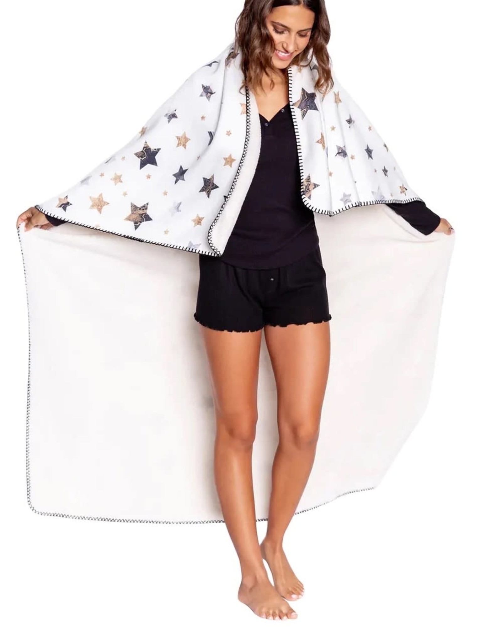 PJ Salvage Shoot For The Stars Cozy Blanket