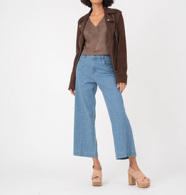 Level 99 Anabelle Wide Leg Cropped Pant