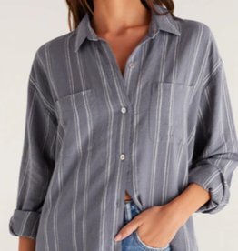 Z Supply Sunday Striped Button Up Shirt