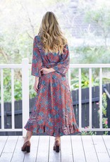 Cienna Aya Long Wrap Dress