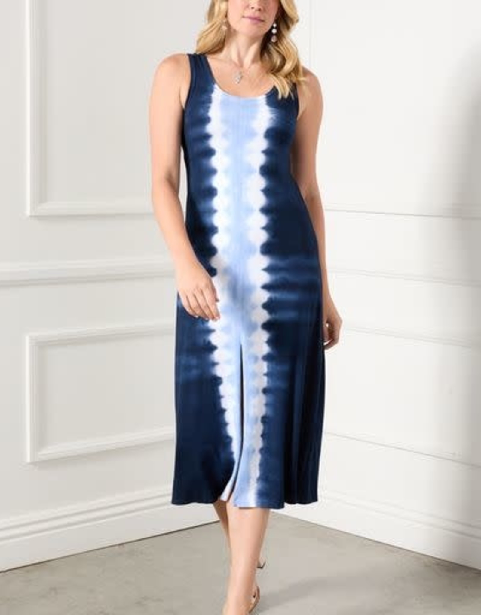 Karen Kane Tie Dye Front Slit Dress