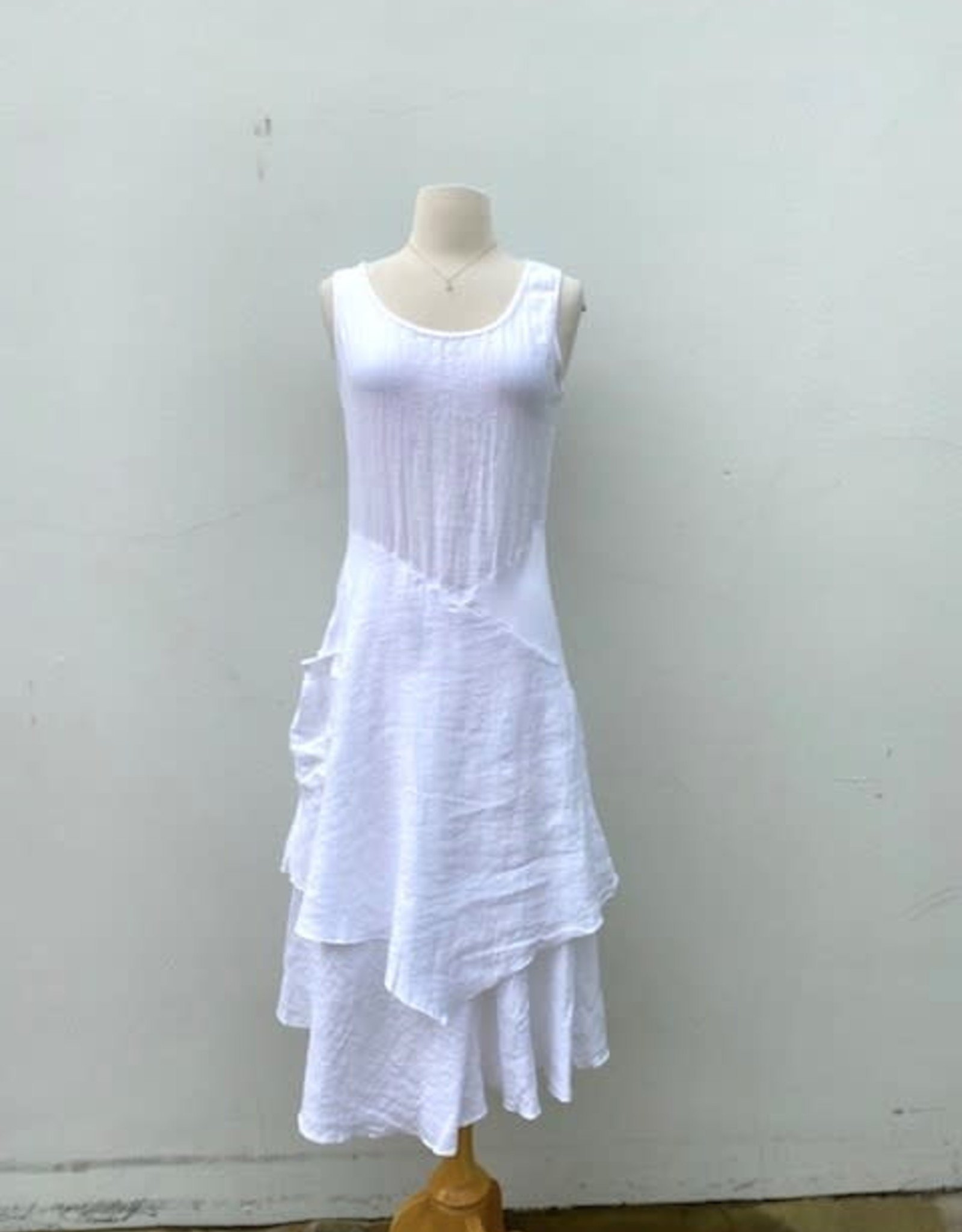Italian Linen Dress by Inizio-Flutter - Natural Clothing Company