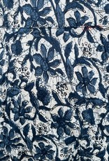 Dress Addict Cotton Dress Blue Flower Print