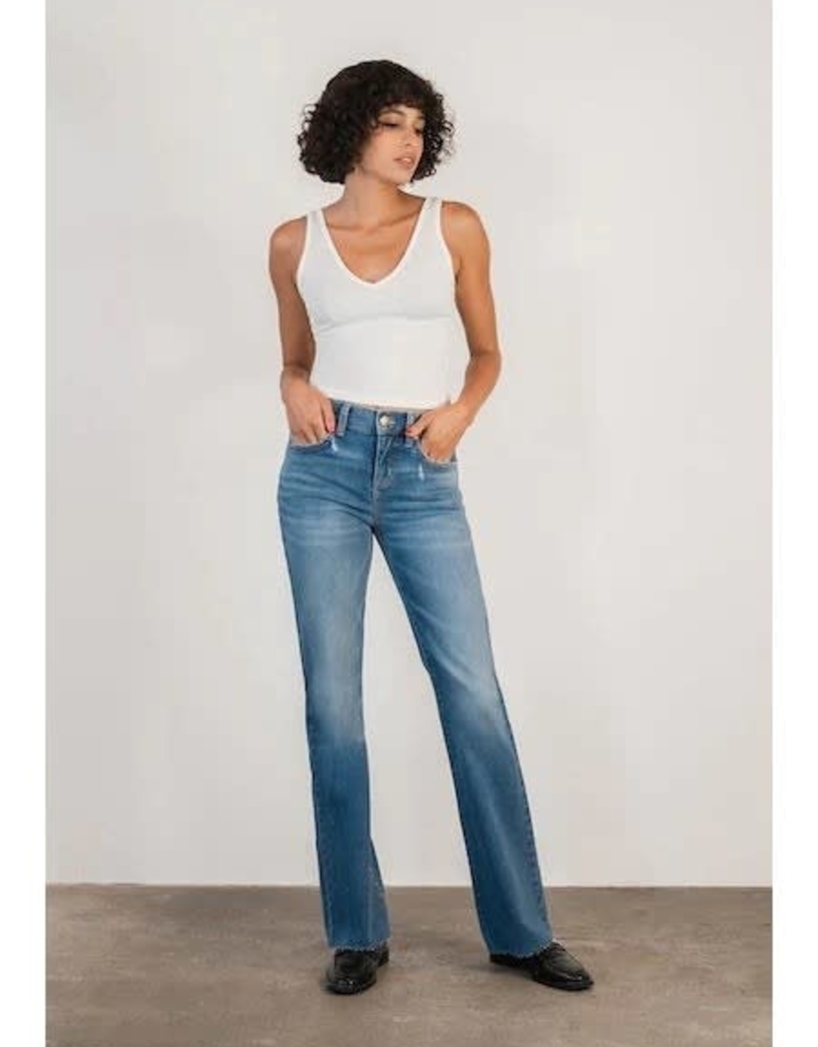 Level 99 Elle 80's Bootcut Jean - Lovebird Boutique