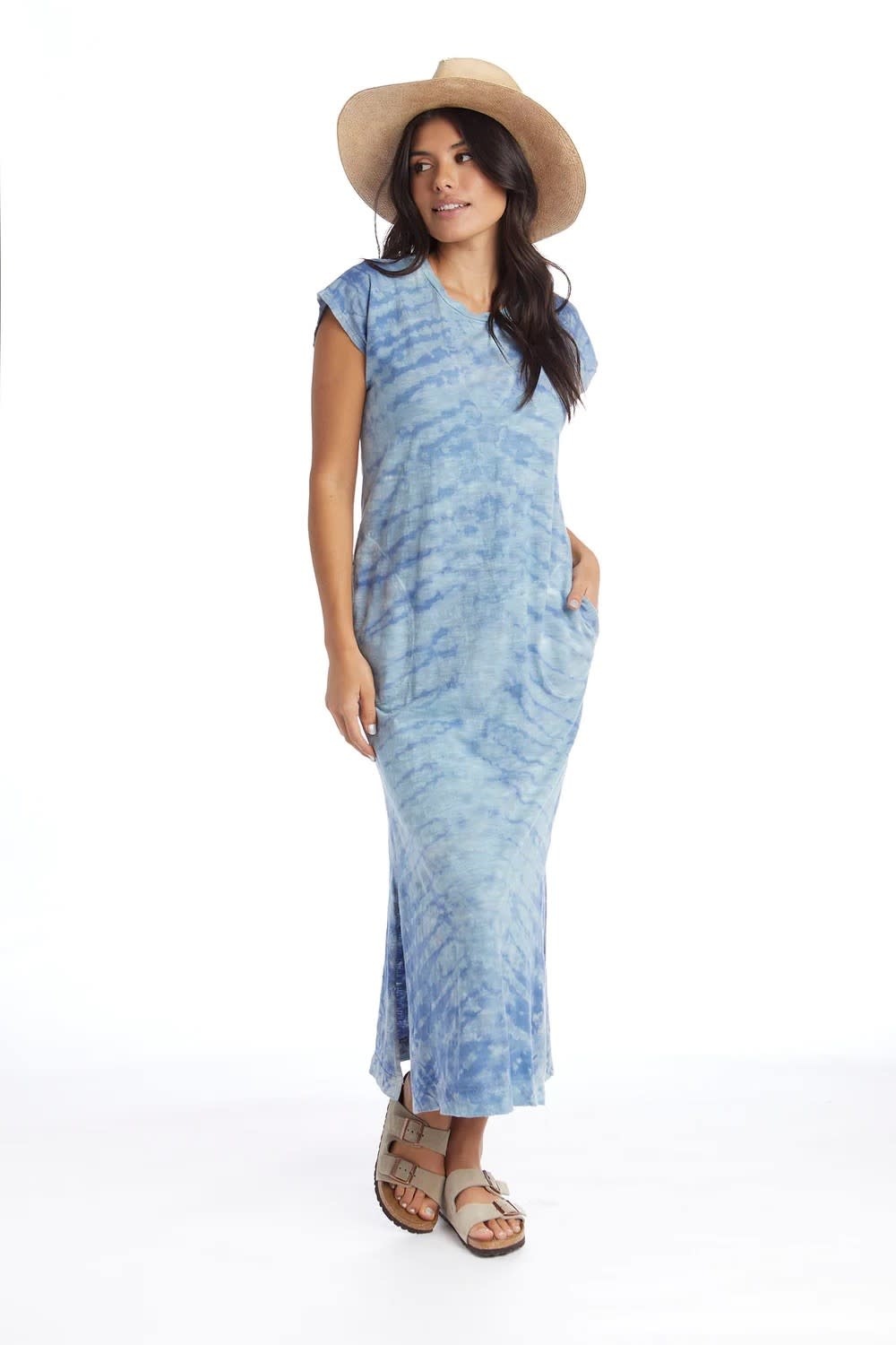 Sky Tie Dye Maxi Dress