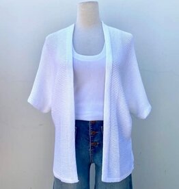 M Italy Short Sleeve Knit Cardigan