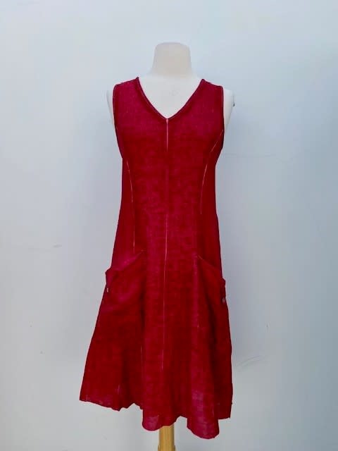 Inizio Linen Thea Dress - Lovebird Boutique