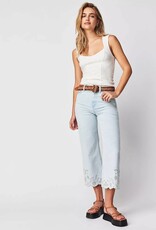 Driftwood Charlee Cropped Jean Eyelet