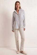 Z Supply Perfect Linen  Stripe Shirt