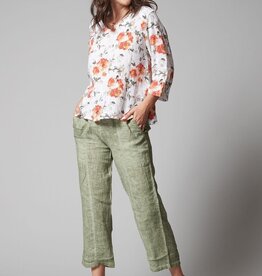 Inizio Linen Magic Capri Pant