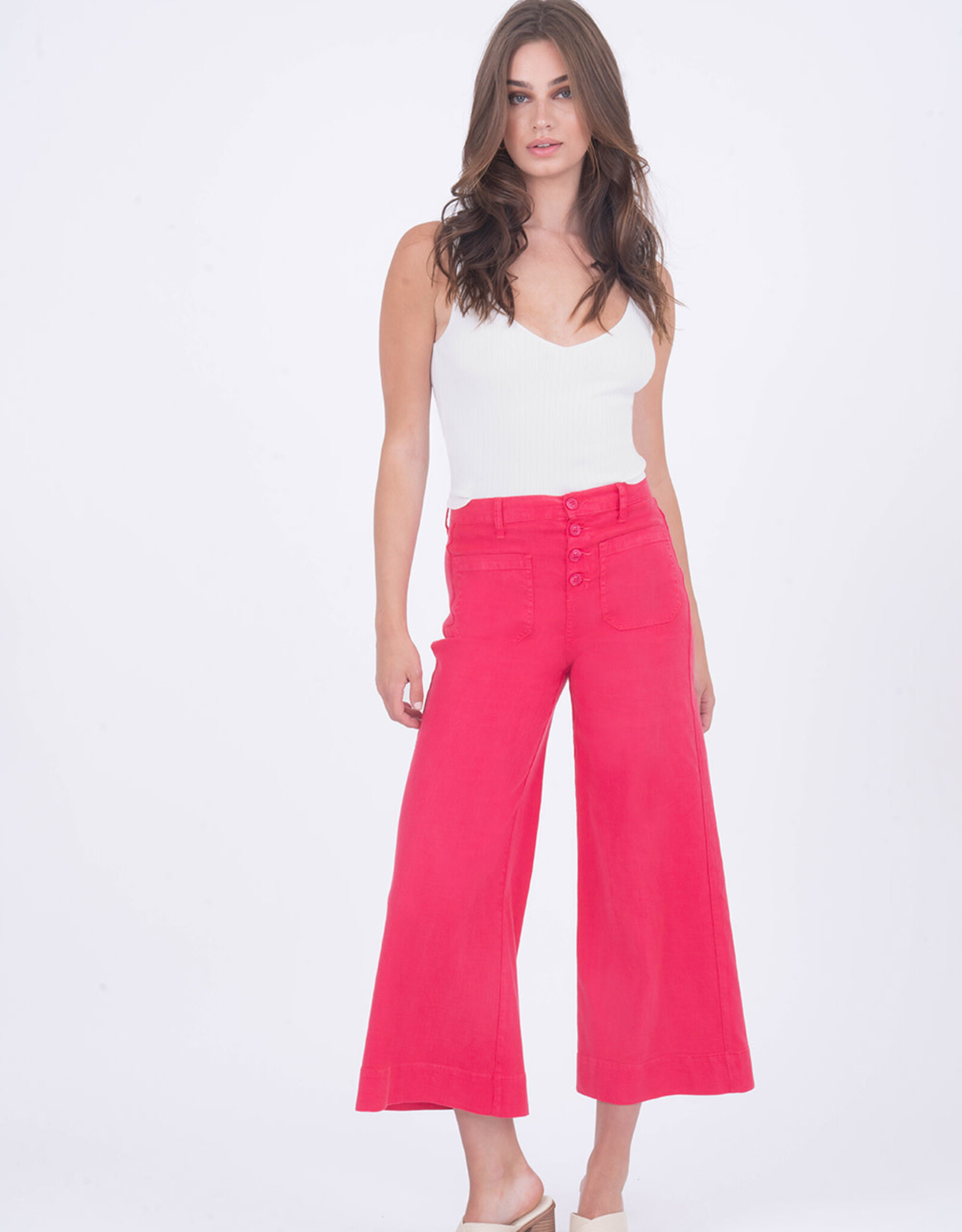 Level 99 Jodie Cropped Wide Leg Pant Radiant