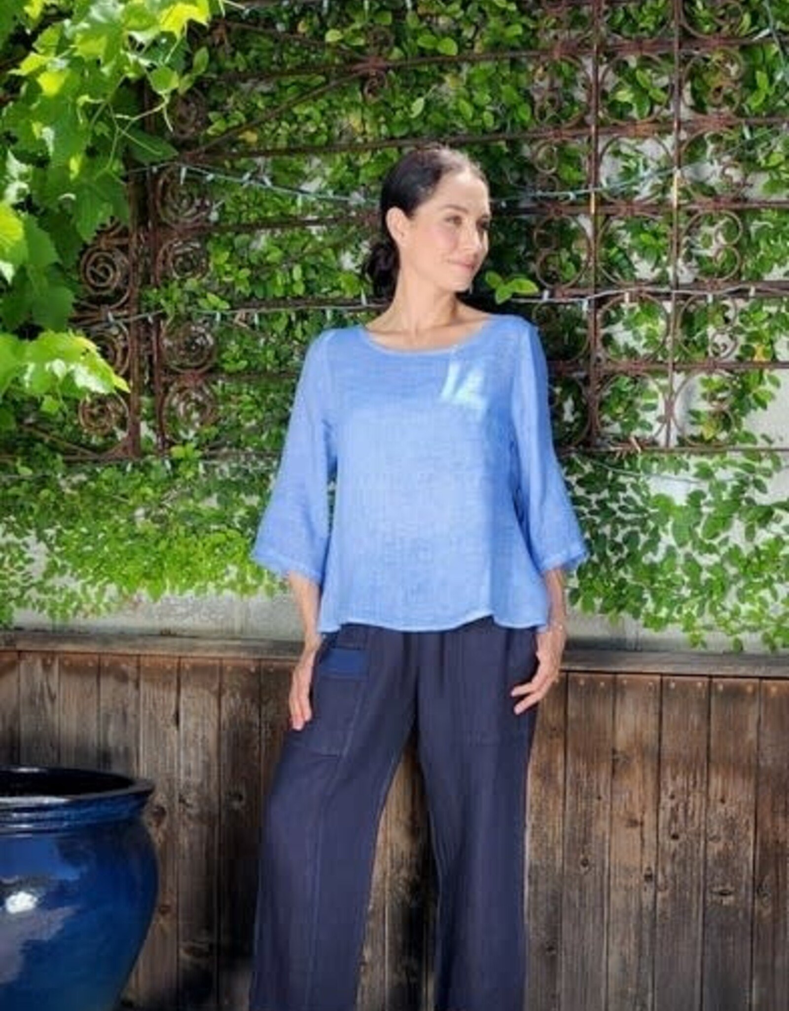 Inizio Linen Magic Capri Pant