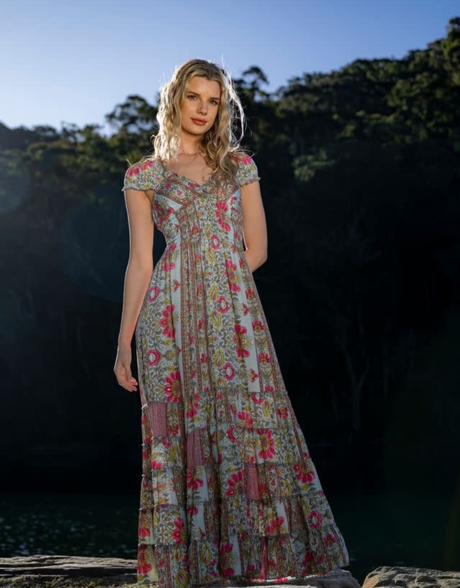 Cienna Naomi Rosa Maxi Dress