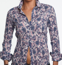 Cino Marrakech Vintage Blue Button Down Shirt