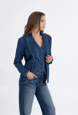 Level 99 Coco Denim Blazer Brit Blue