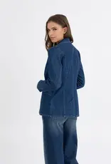 Level 99 Coco Denim Blazer Brit Blue
